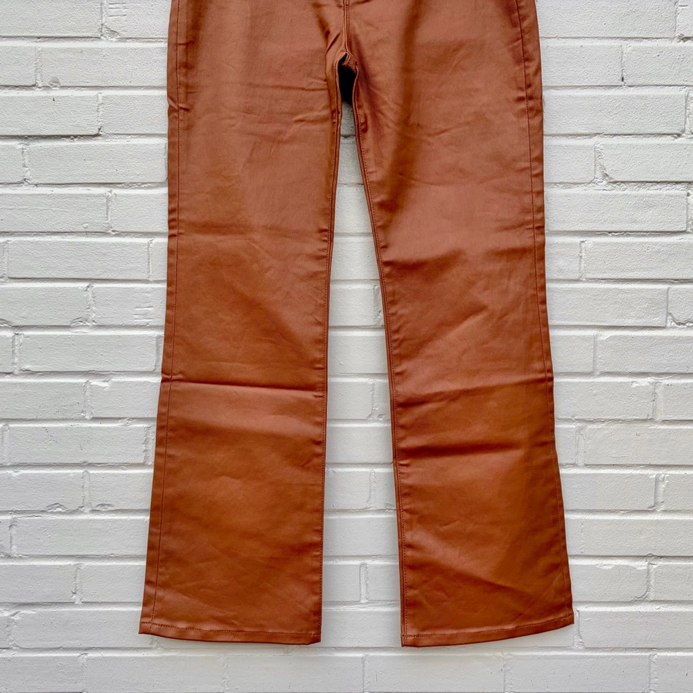 ❌SOLD❌ The Noli Shop ARIA COATED FLARE JEANS in MOCHA, SZ 31 (12) MSRP $178 - Picture 7 of 10